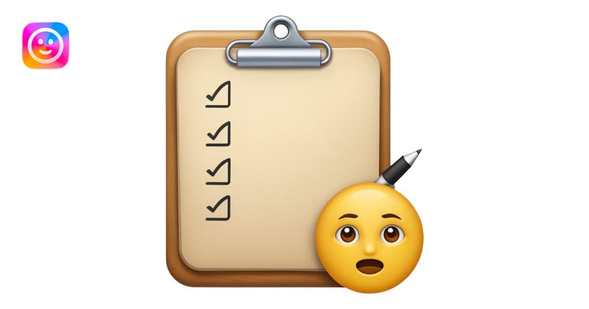 a task that require your attention emoji | AI Emoji Generator