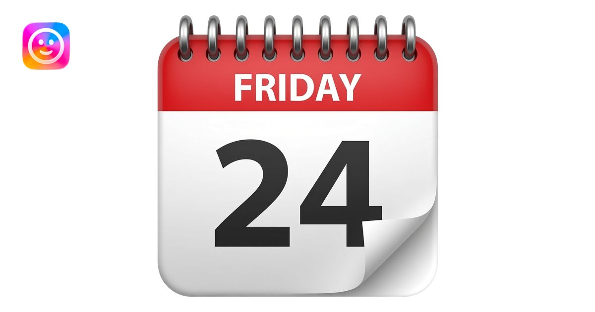 Fri calendar emoji | AI Emoji Generator