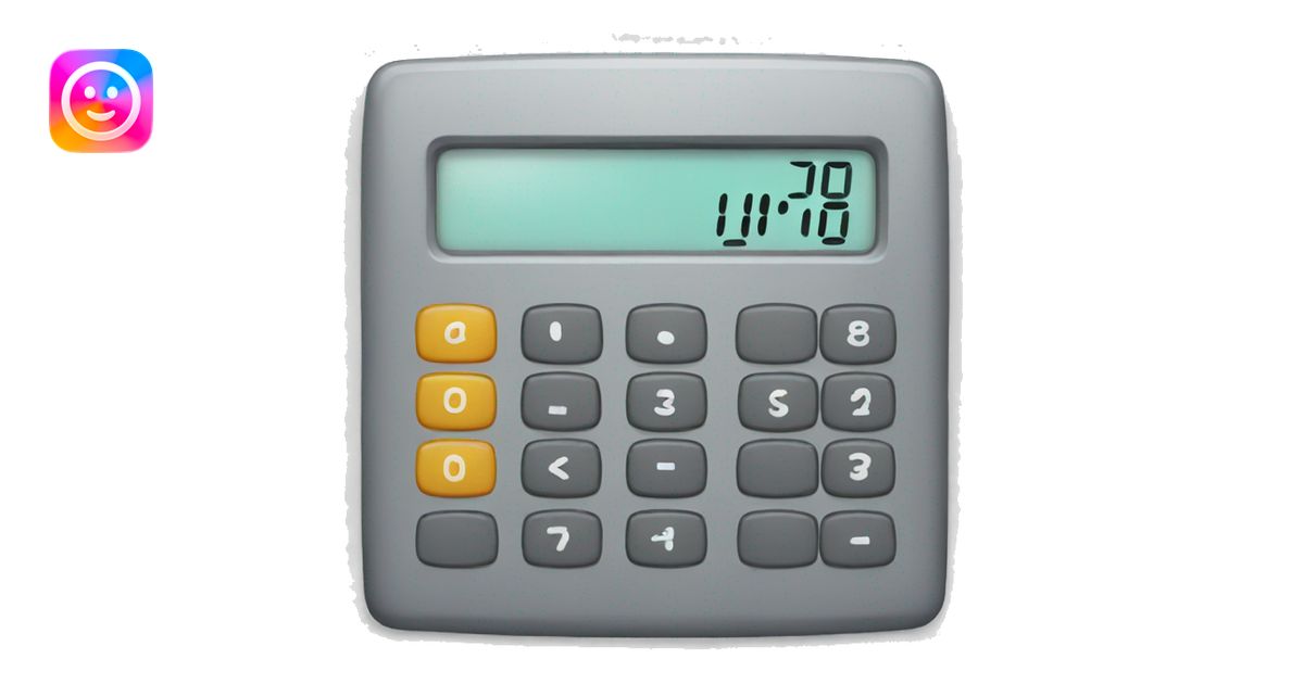 calculator emoji | AI Emoji Generator