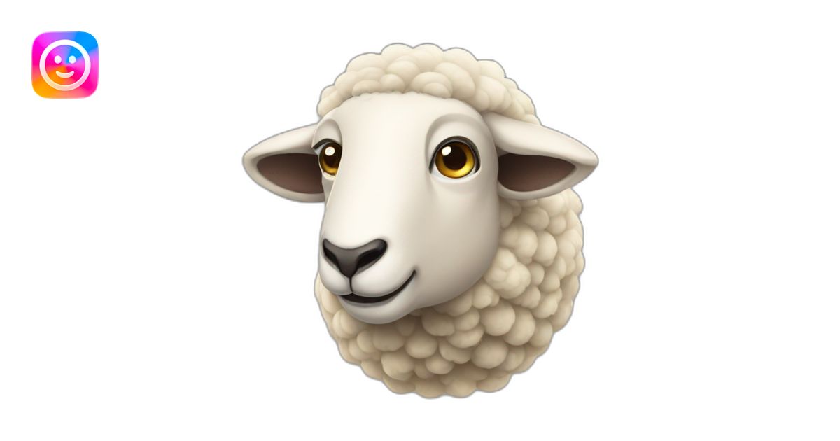 buff-sheep emoji | AI Emoji Generator