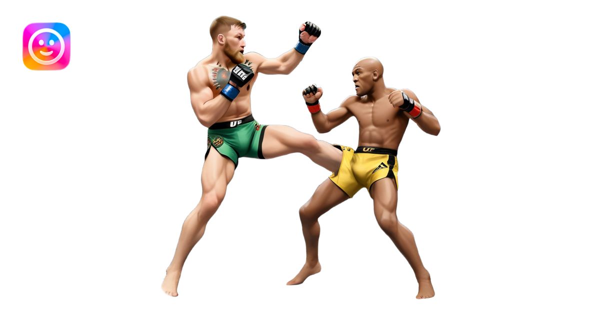 An MMA showdown between Conor McGregor and Anderson Silva in the ...