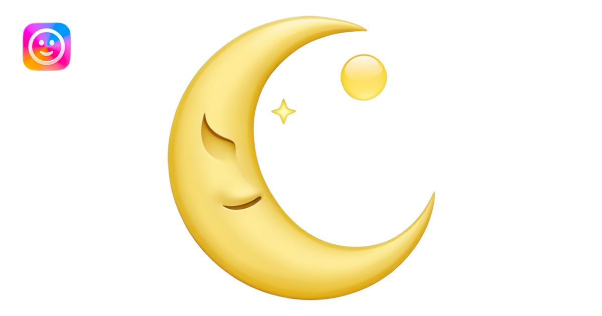 crescent moon emoji | AI Emoji Generator