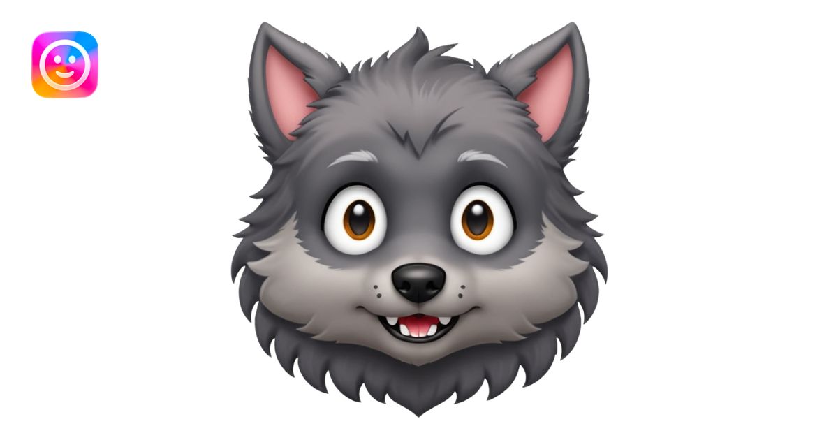 The hotel transylvania werewolf pup winnie emoji | AI Emoji Generator