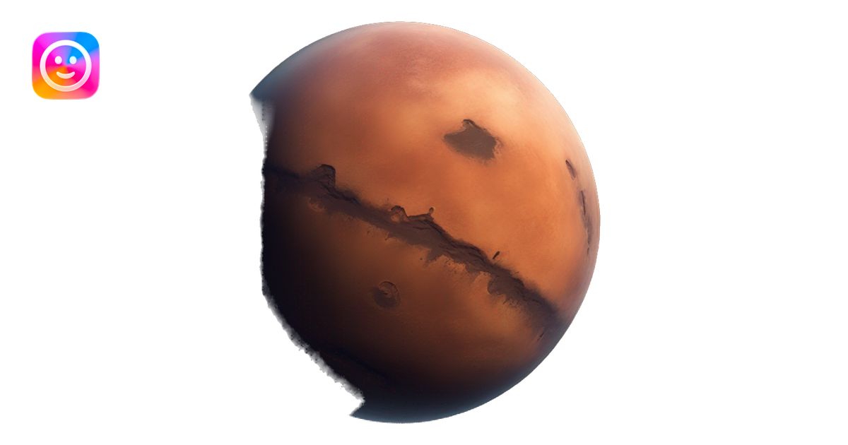realistic planet mars emoji | AI Emoji Generator