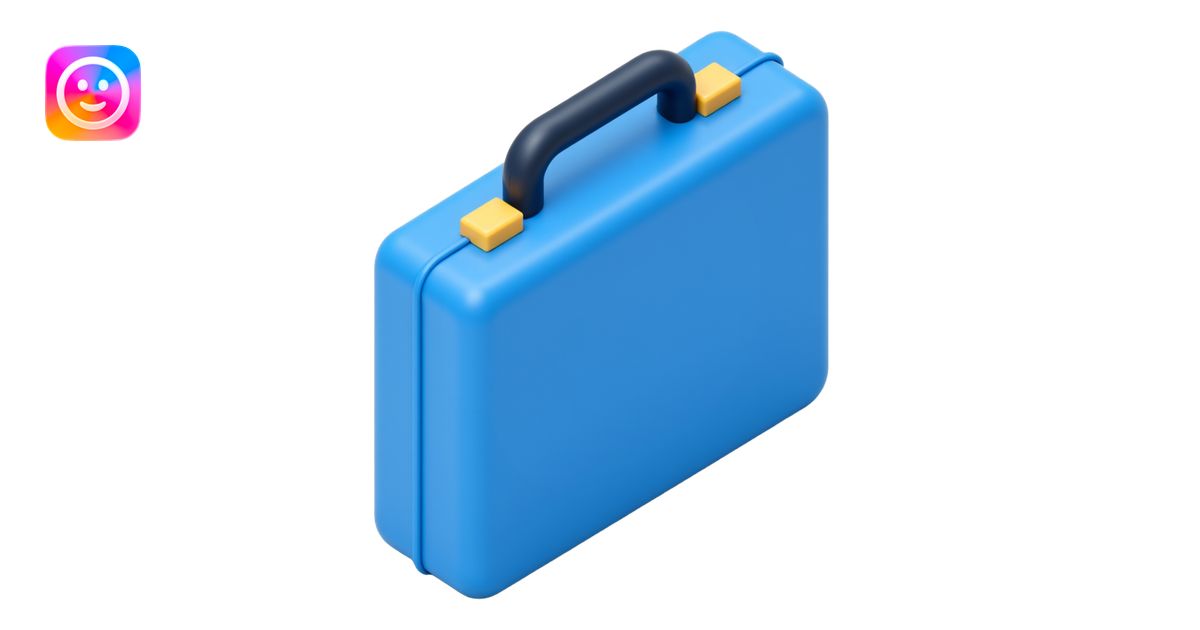 blue briefcase emoji | AI Emoji Generator