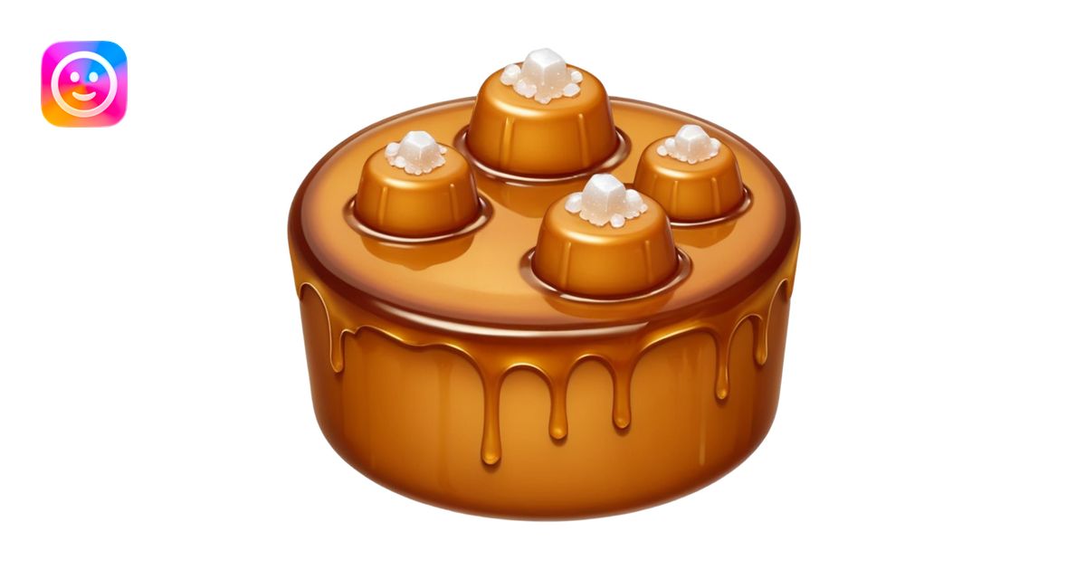 Caramel with salt emoji | AI Emoji Generator