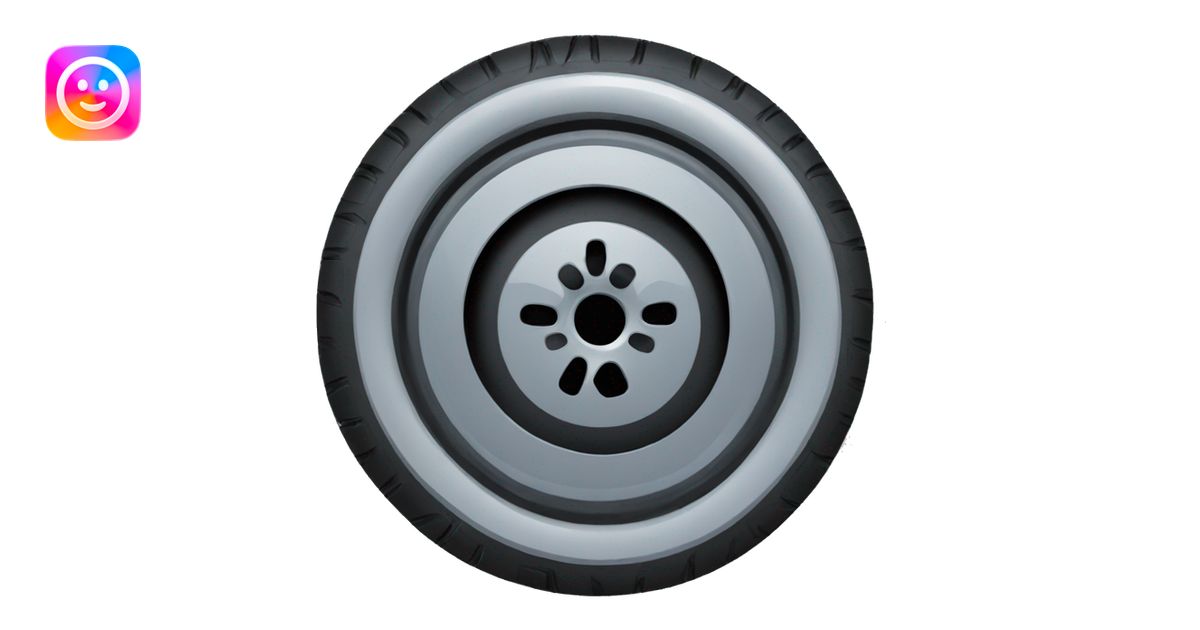 Flat tire emoji | AI Emoji Generator