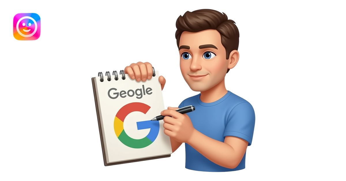 Draw a person drawing the Google Gemini logo. emoji | AI Emoji Generator