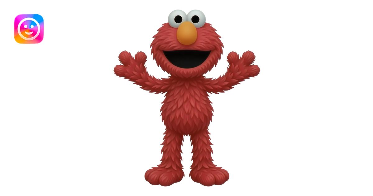 elmo emoji | AI Emoji Generator