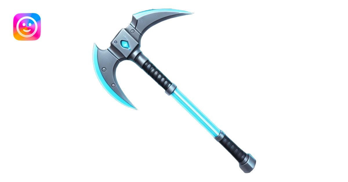 futuristic space mining pickaxe, glowing energy blade, sci-fi metal ...