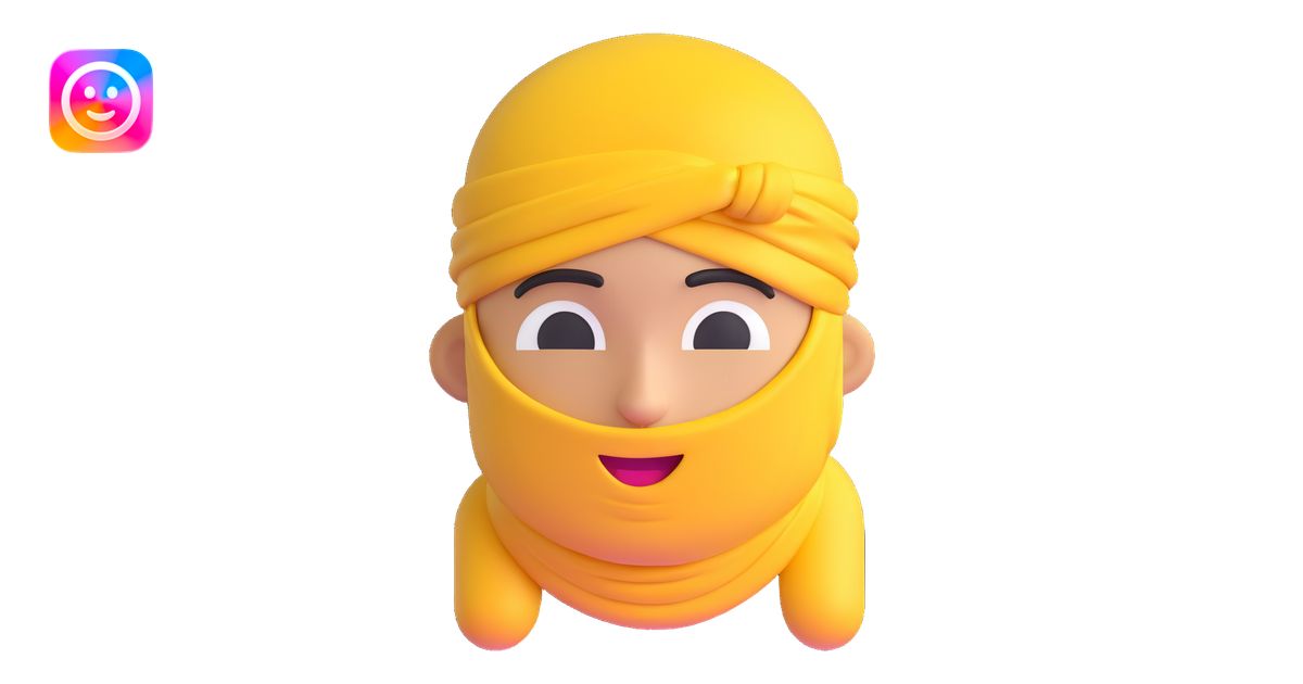 yellow slick emoji face wearing a durag emoji | AI Emoji Generator