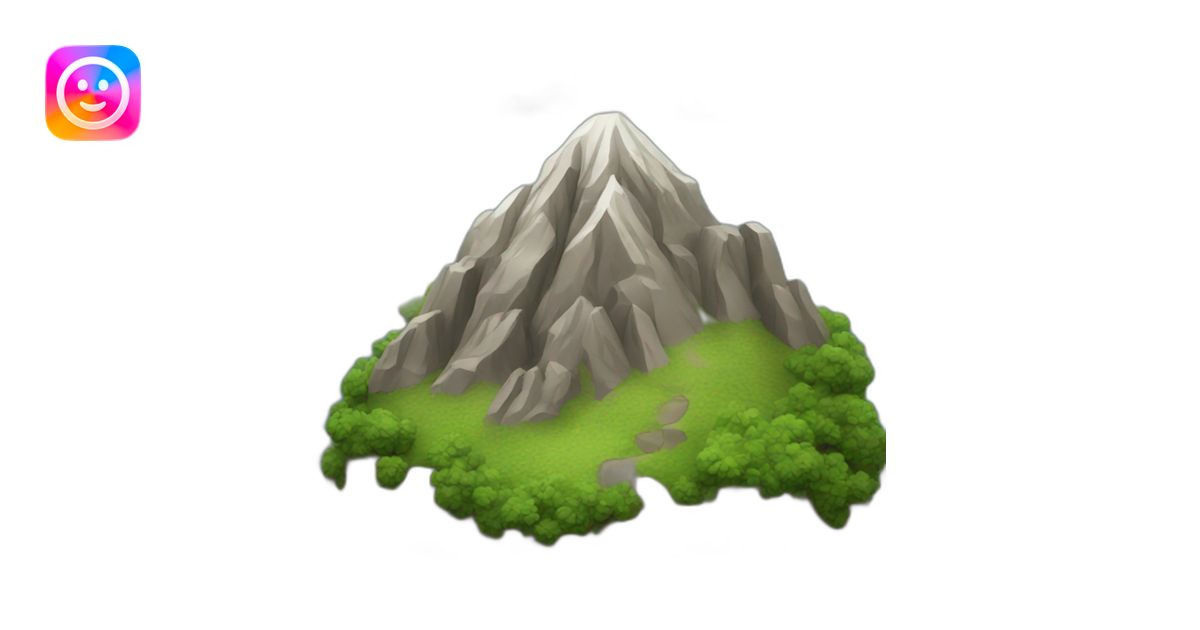 mountain emoji | AI Emoji Generator