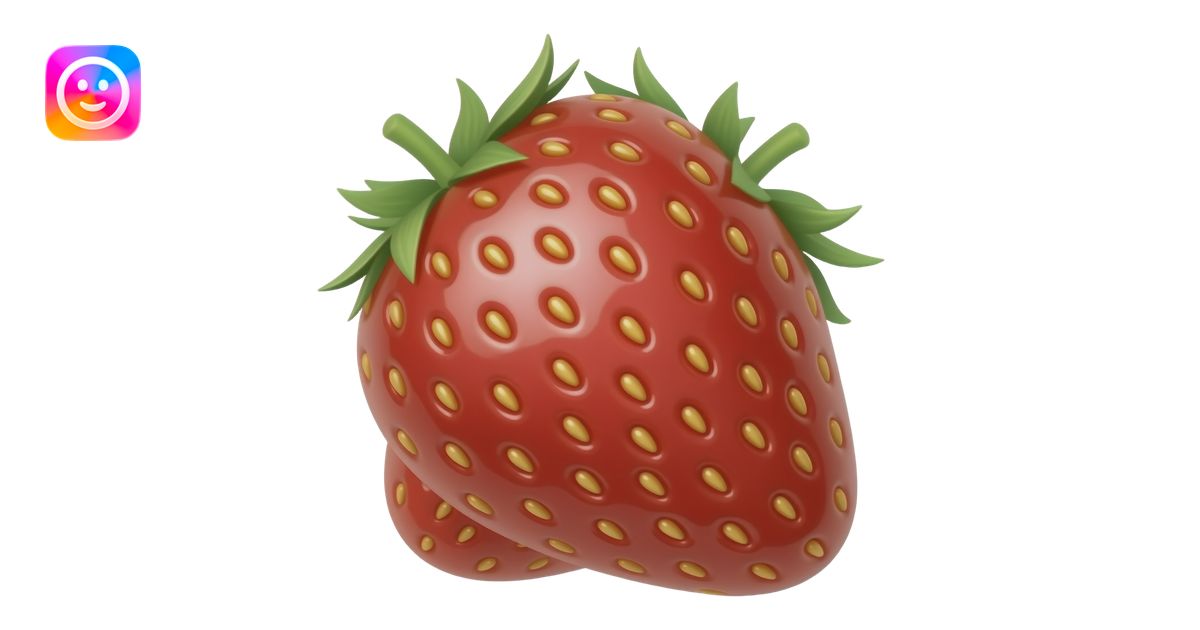 strawberry emoji | AI Emoji Generator