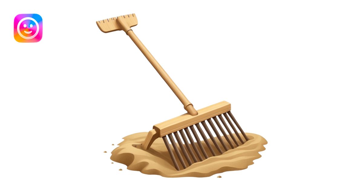 sand rake emoji | AI Emoji Generator