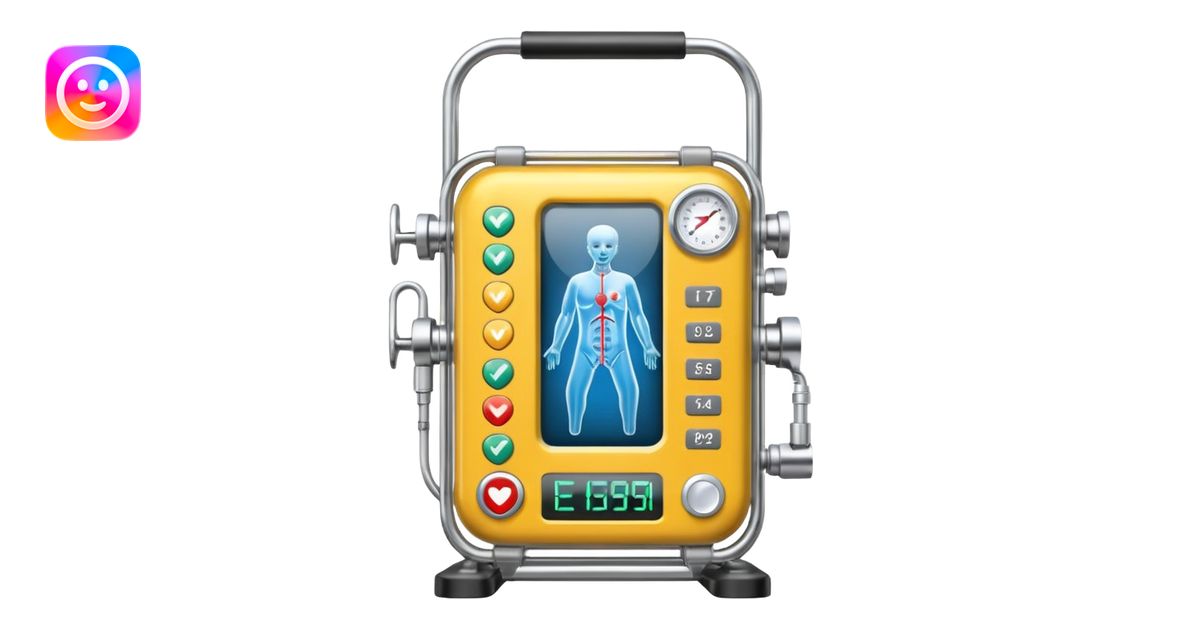 medical life support apparatus emoji | AI Emoji Generator