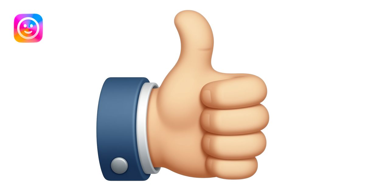 pouce en l'aire emoji | AI Emoji Generator