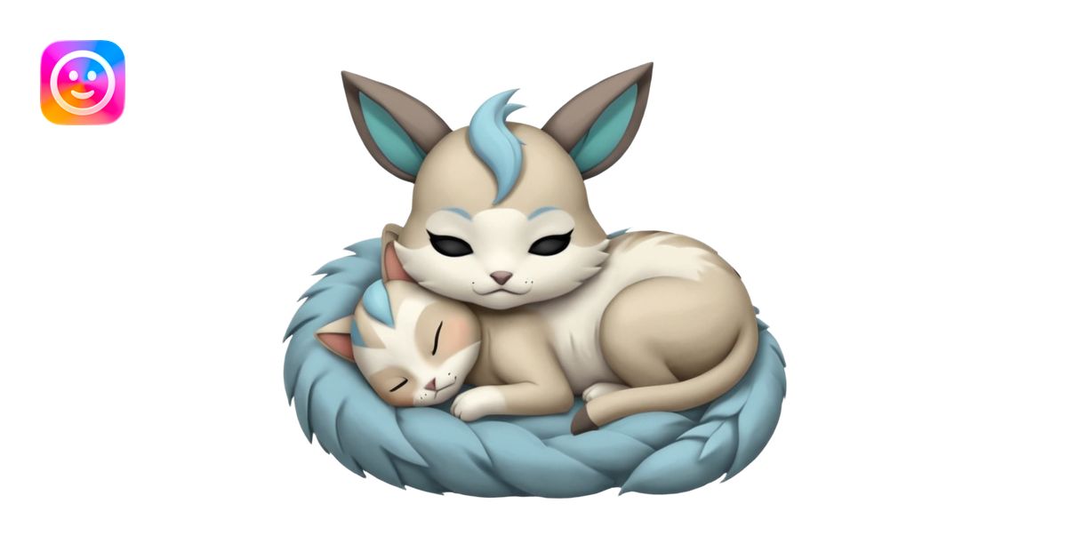 Animalistic tired sleeping snoozing snoring kawaii chibi sleepy happy ...