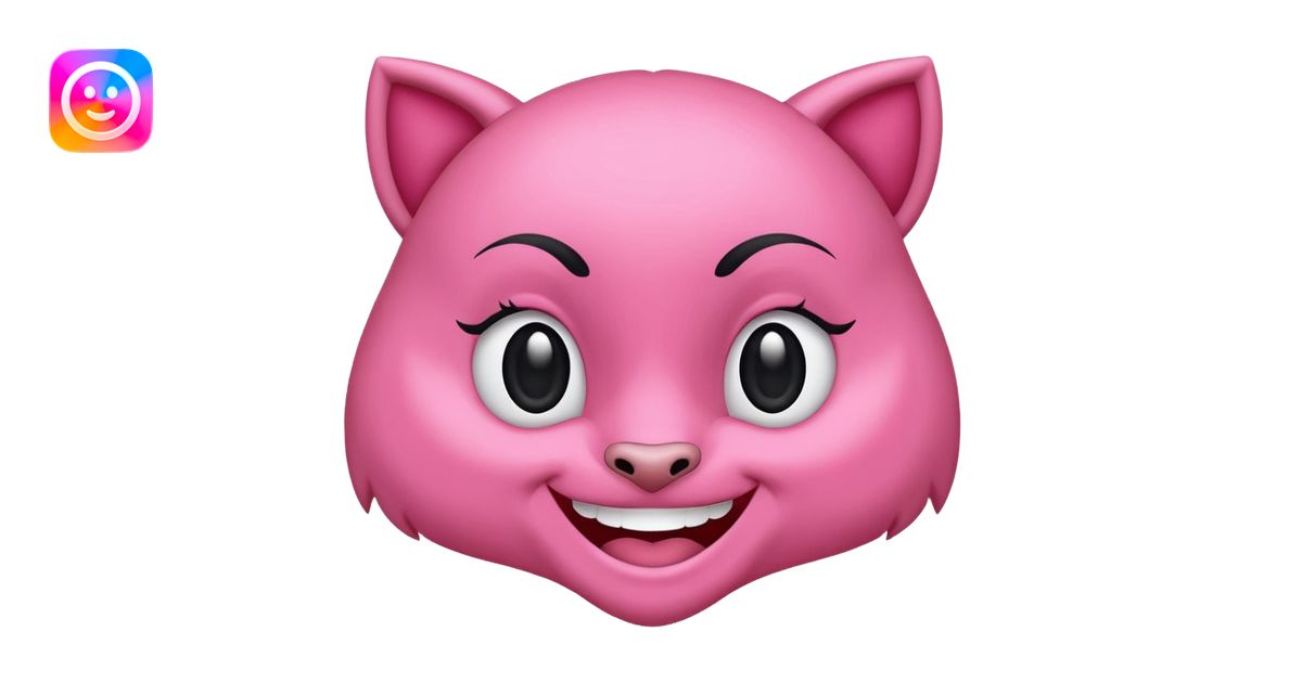 la pantera rosa de la caricatura emoji | AI Emoji Generator