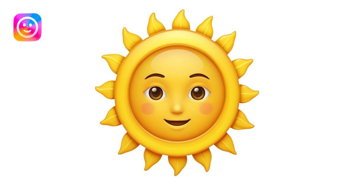 sun emoji | AI Emoji Generator