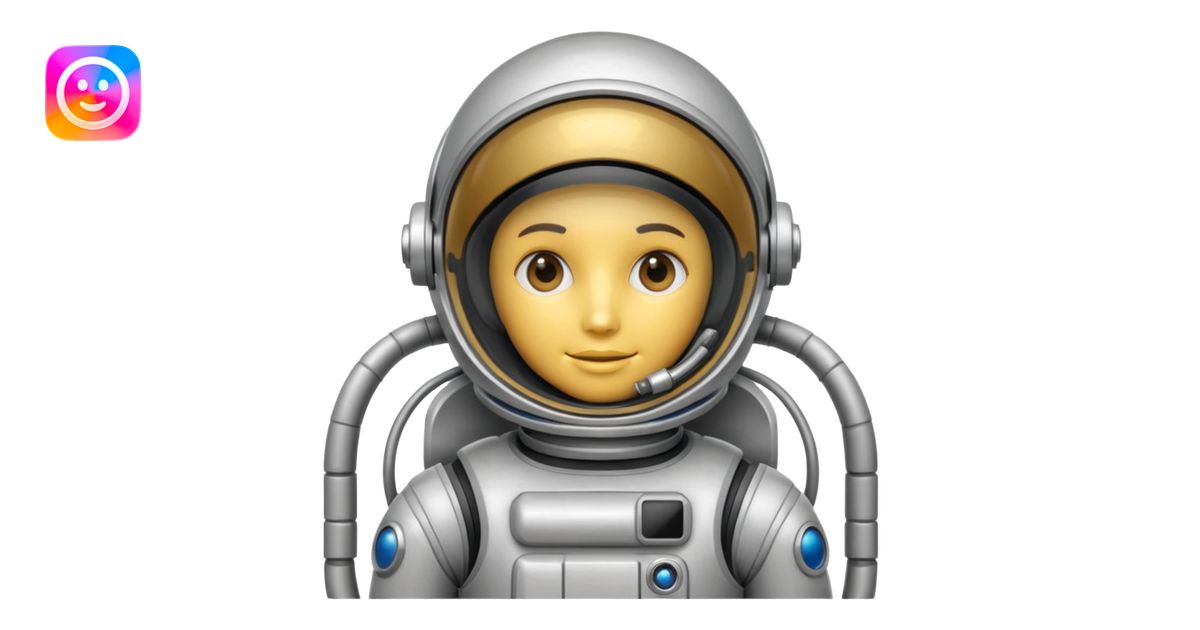 astonaut robot copilot emoji | AI Emoji Generator