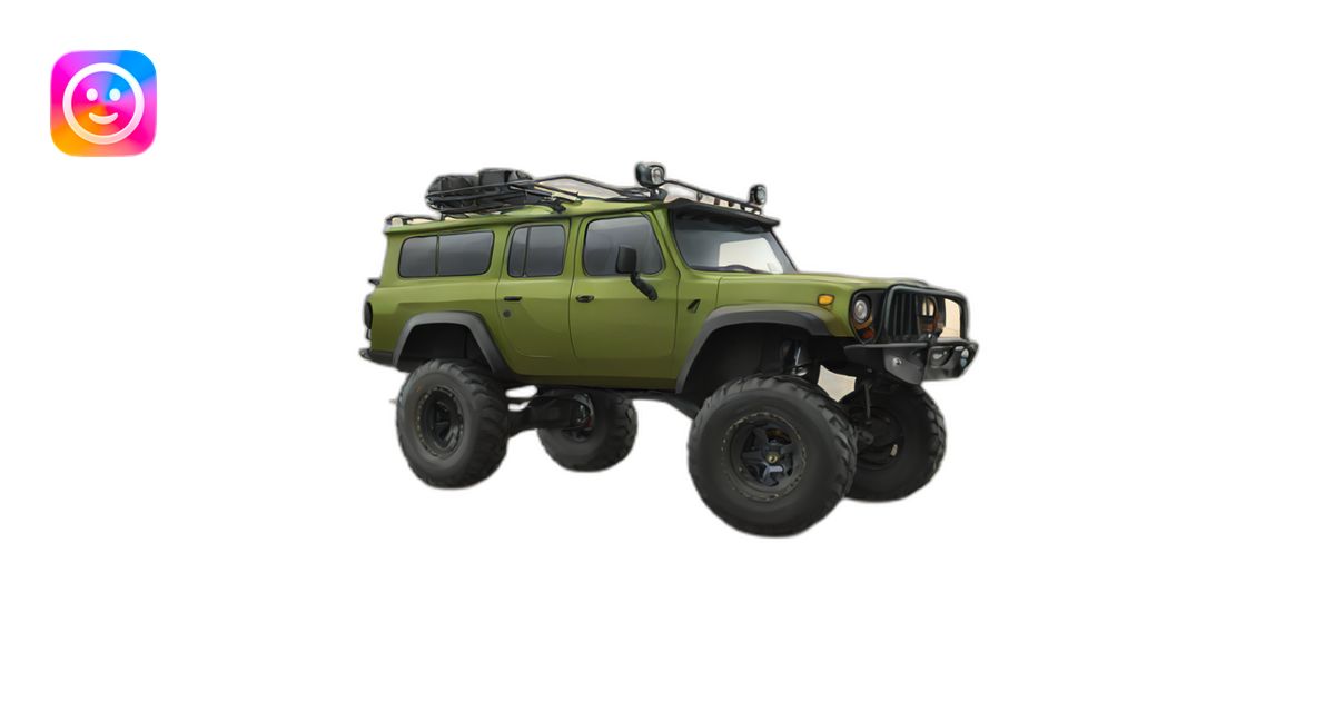 Off road rig emoji | AI Emoji Generator