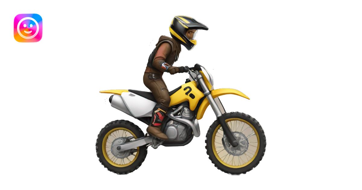 Dirtbike emoji | AI Emoji Generator
