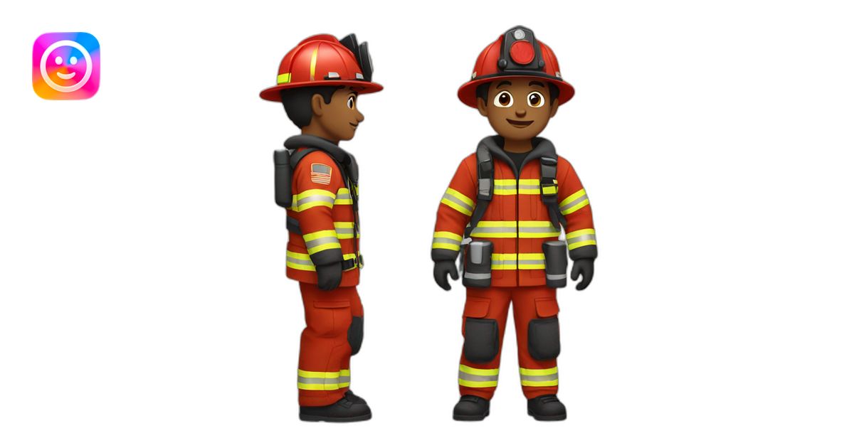 Fireman 😇 emoji | AI Emoji Generator