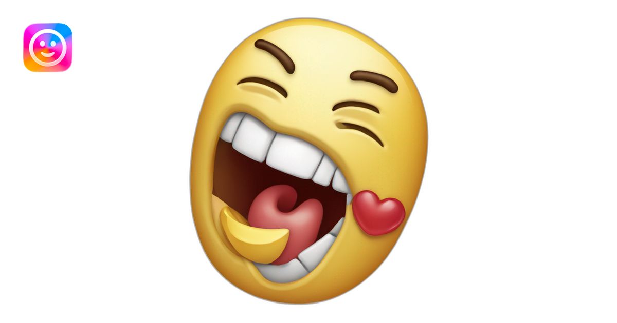 Emoji qui rougit et la main sur la bouche emoji | AI Emoji Generator