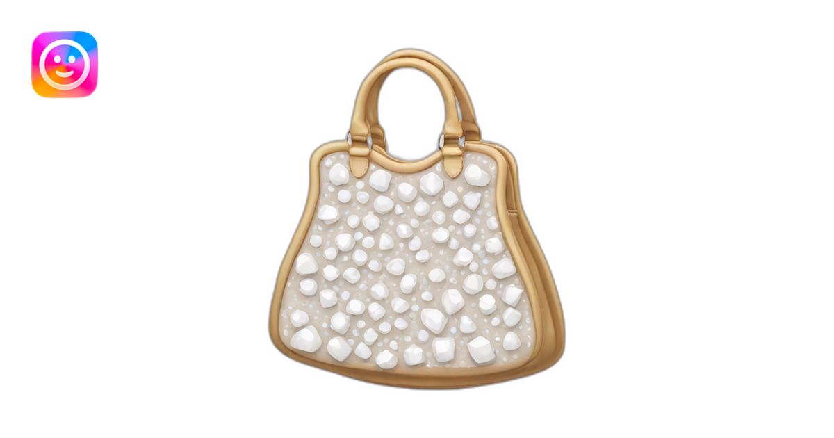 handbag fully covered with white brilliants and big brilliant in the ...