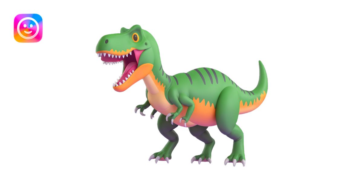t-rex dinosaur emoji | AI Emoji Generator