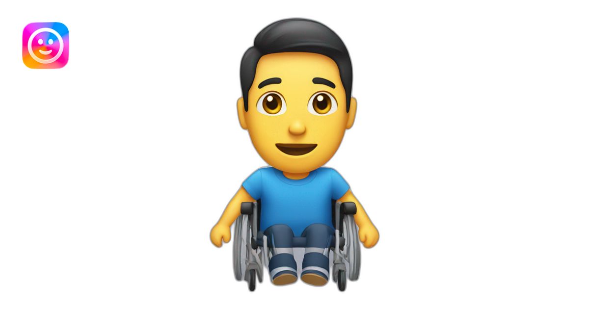 disabled person emoji | AI Emoji Generator