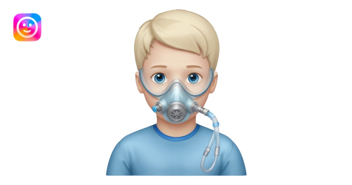boy with oxygen mask for sea emoji | AI Emoji Generator