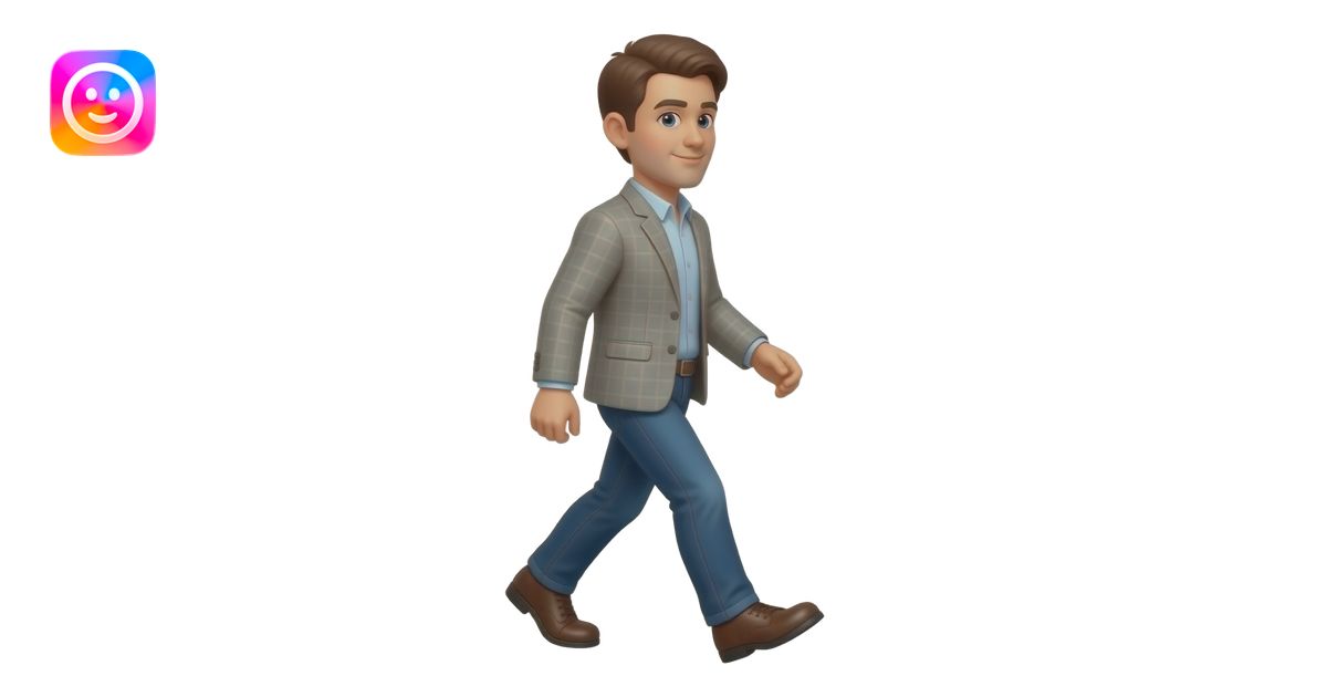 man walking emoji | AI Emoji Generator