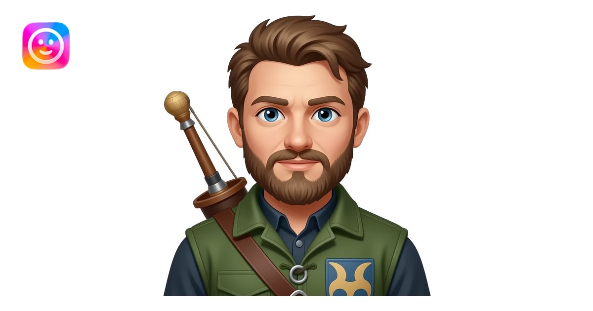 A medieval ranger emoji | AI Emoji Generator