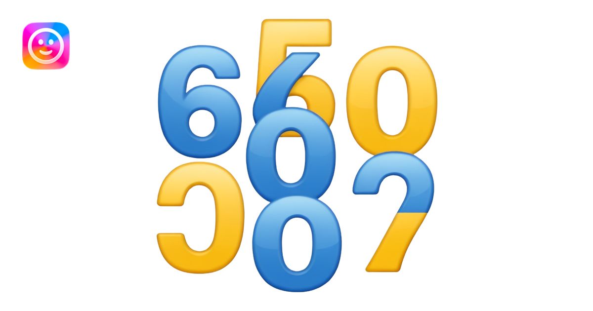 six seven number emoji | AI Emoji Generator