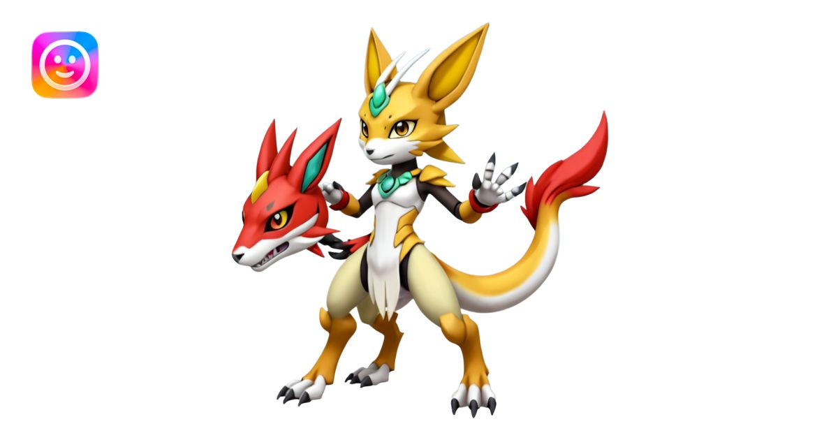 Anthro Digitigrade Cool Badass Meloetta-Wargreymon-Renamon-Guilmon ...