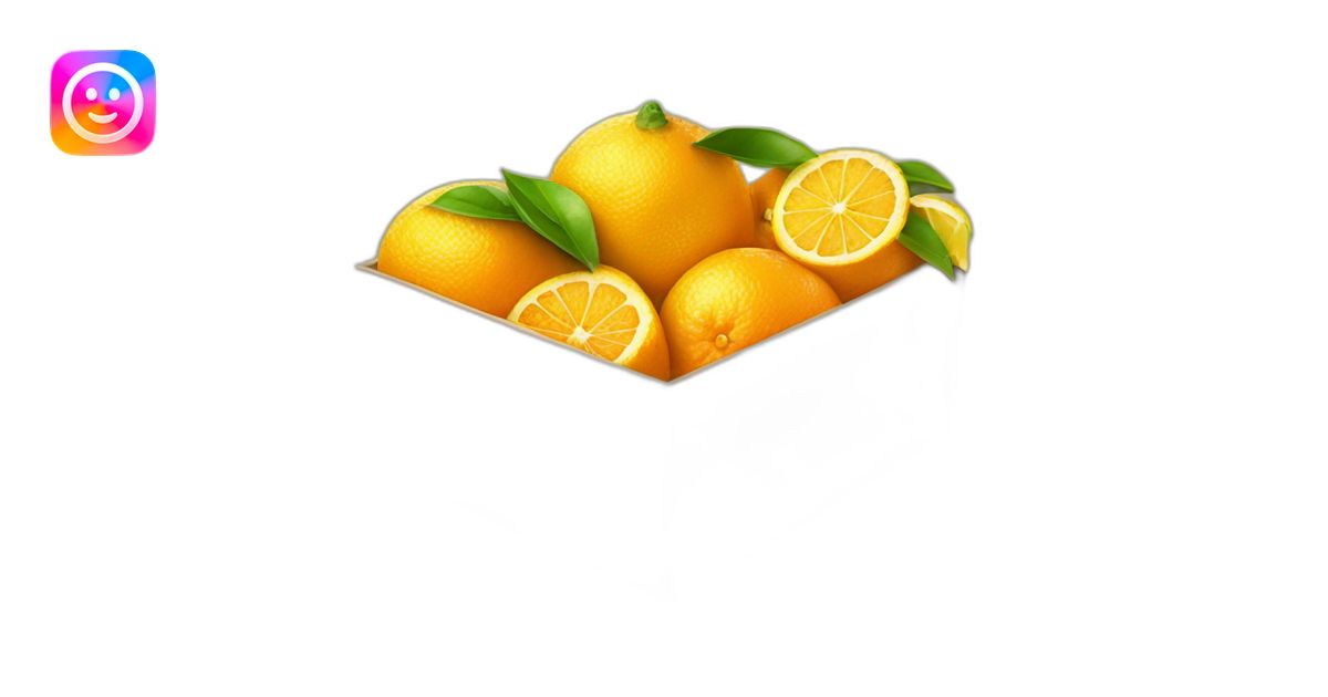 box of citrus emoji | AI Emoji Generator