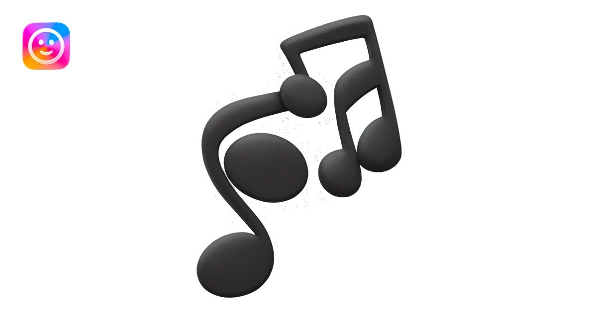 musical notes hugging emoji | AI Emoji Generator