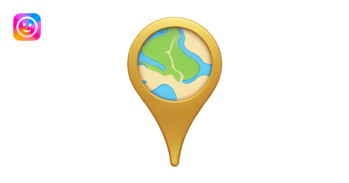 map pin emoji | AI Emoji Generator