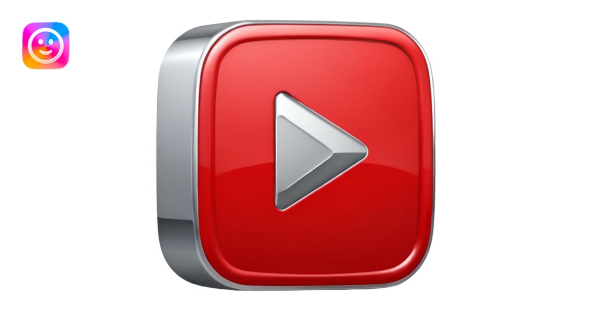 a copy and paste youtube logo emoji emoji | AI Emoji Generator