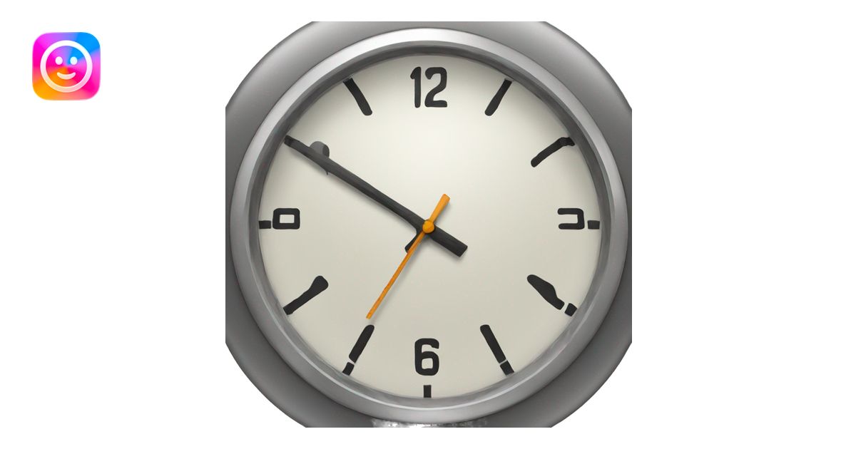 Clock emoji | AI Emoji Generator