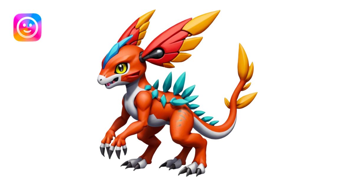 Meloetta-Guilmon-Wargreymon-Protogen-Pokémon-Digimon-Fakémon-fusion ...