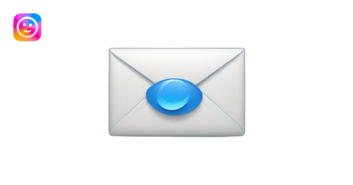 blue email emoji | AI Emoji Generator