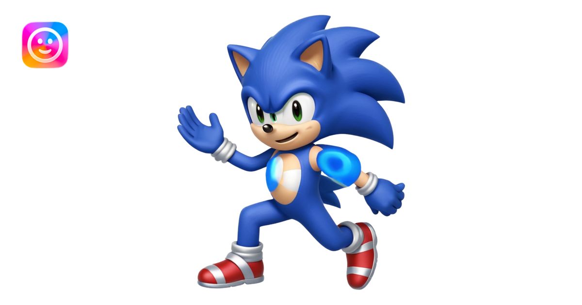 sonic emoji | AI Emoji Generator