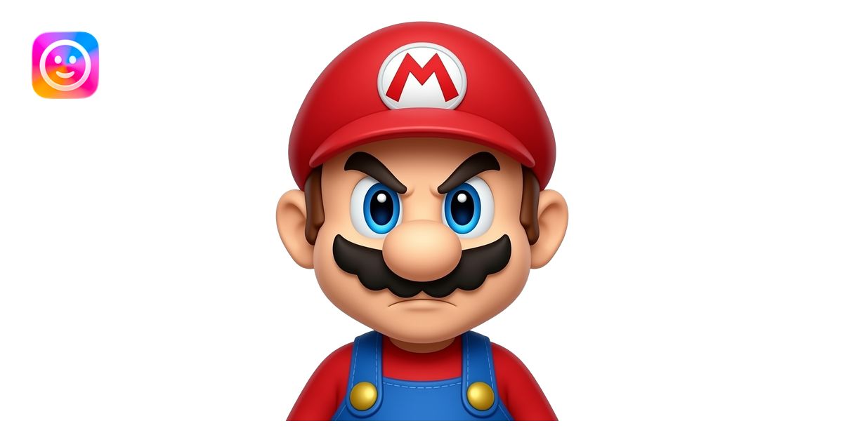 mario angry emoji | AI Emoji Generator