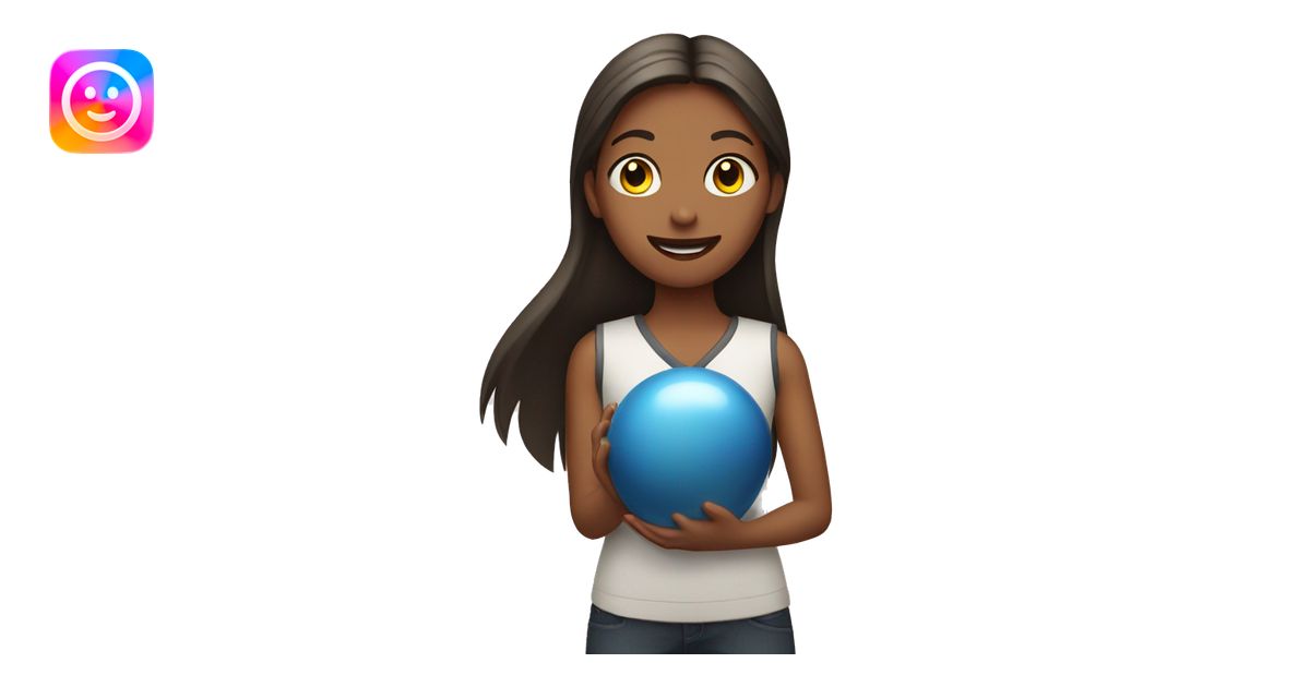 Girl bowling emoji | AI Emoji Generator
