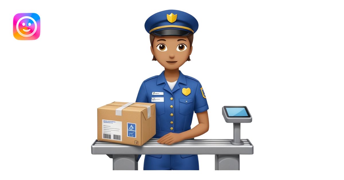 sorting clerk at conveyor in postal crew emoji | AI Emoji Generator
