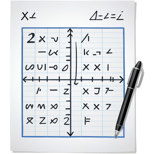 A paper with mathematic equations  emoji