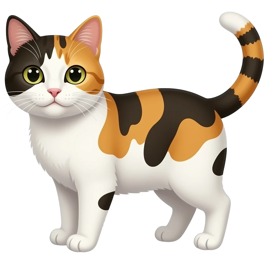 Calico cat emoji