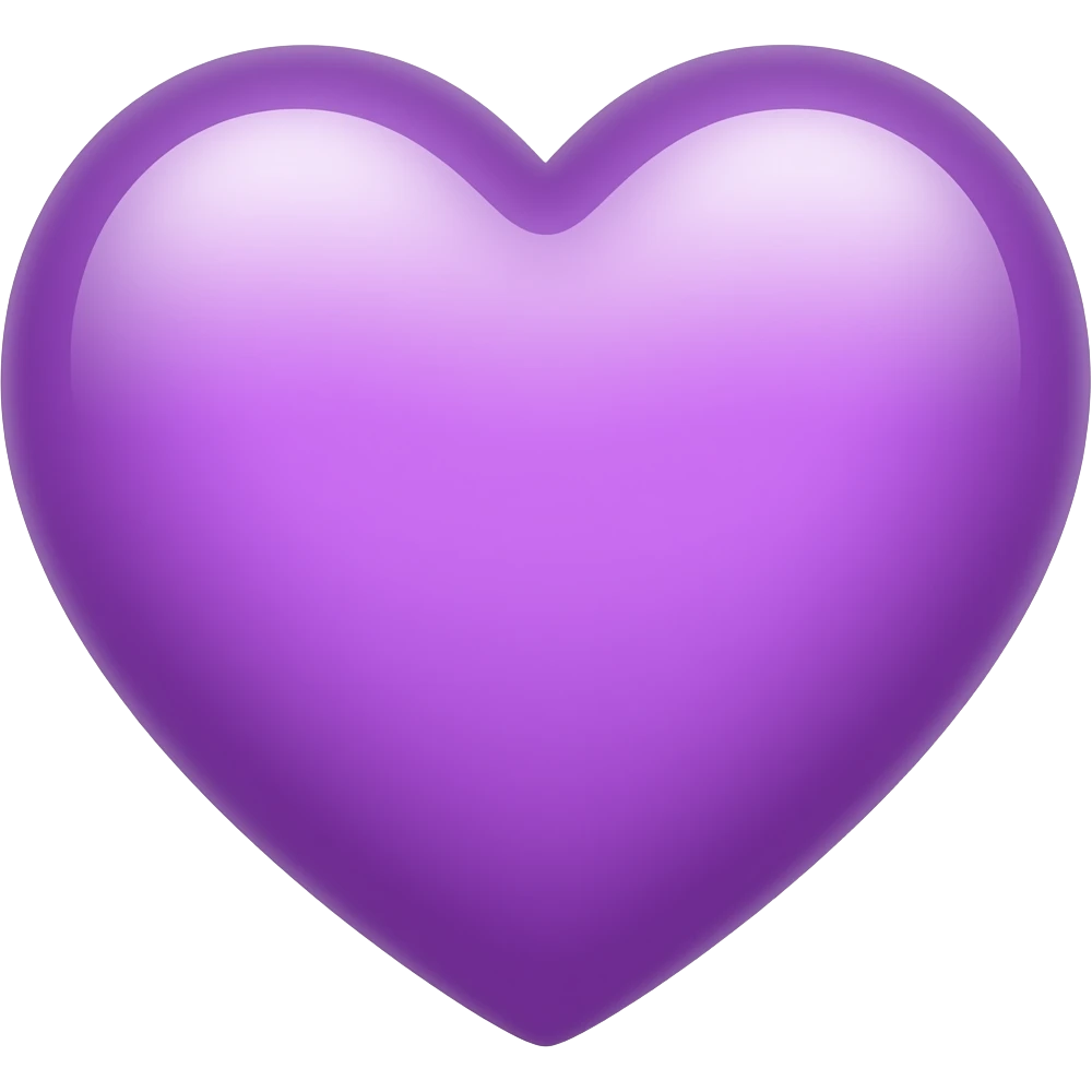 corazones violetas emoji